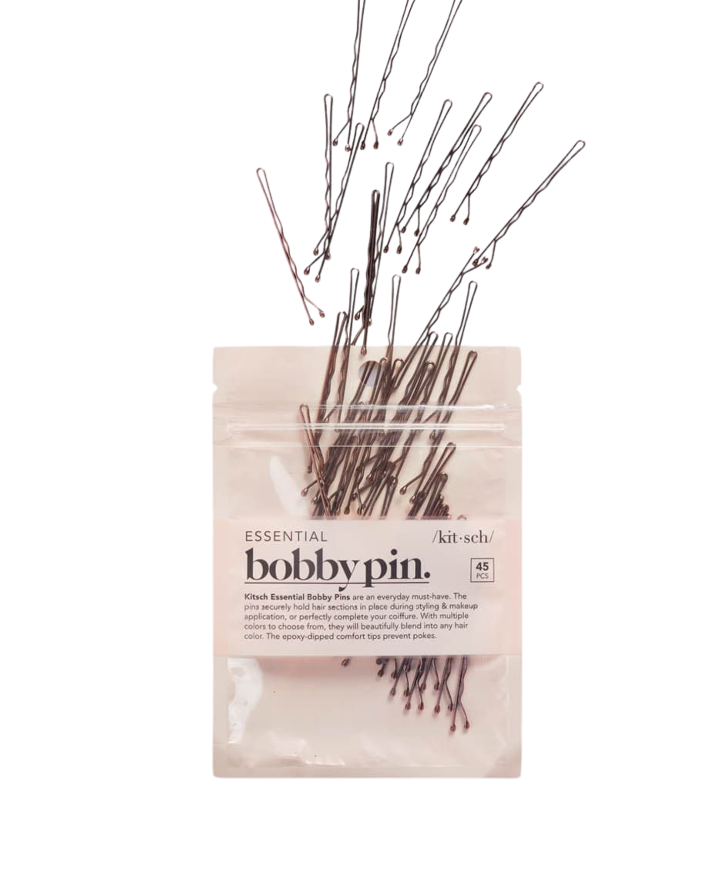 Bobby Pins 45pc - Brown