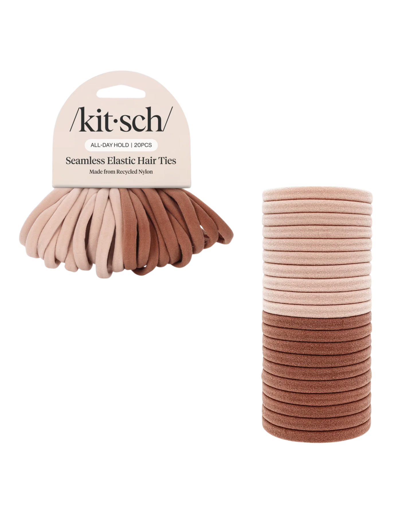 Nylon Elastics 20pc set - Blush