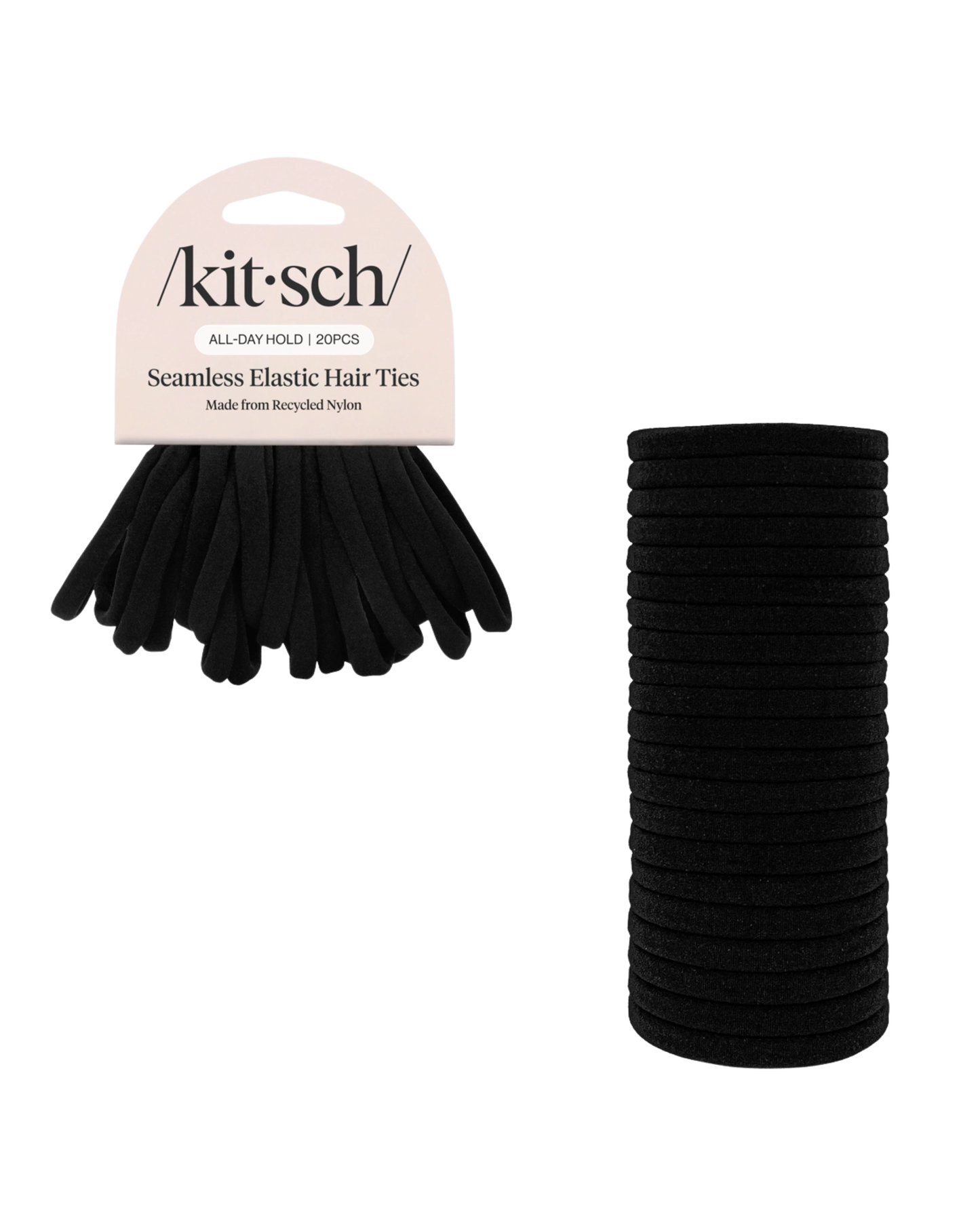 Nylon Elastics 20pc set - Black