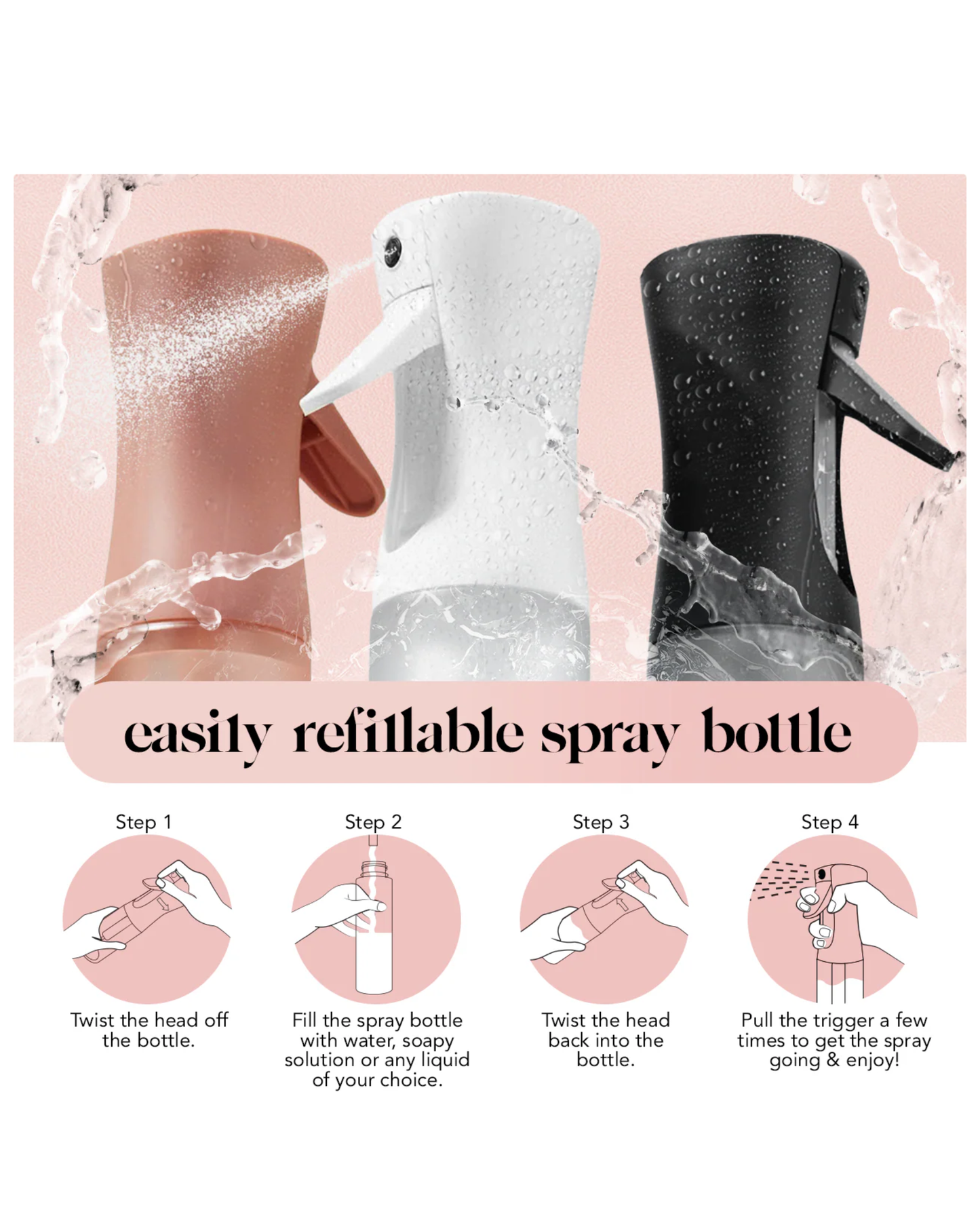 Continuous Spray Bottle - Terracotta