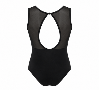 Mesh Keyhole Back Leotard