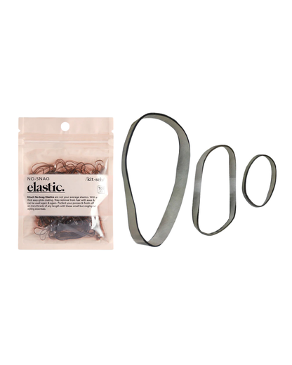 No-Snag Elastic 100pc - Brown
