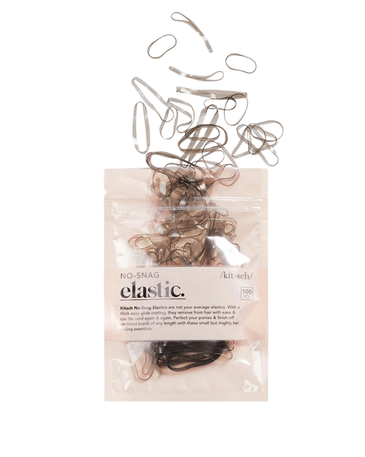 No-Snag Elastic 100pc - Brown