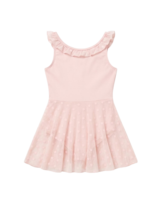Ruffle Scoop Neck Tank Dress